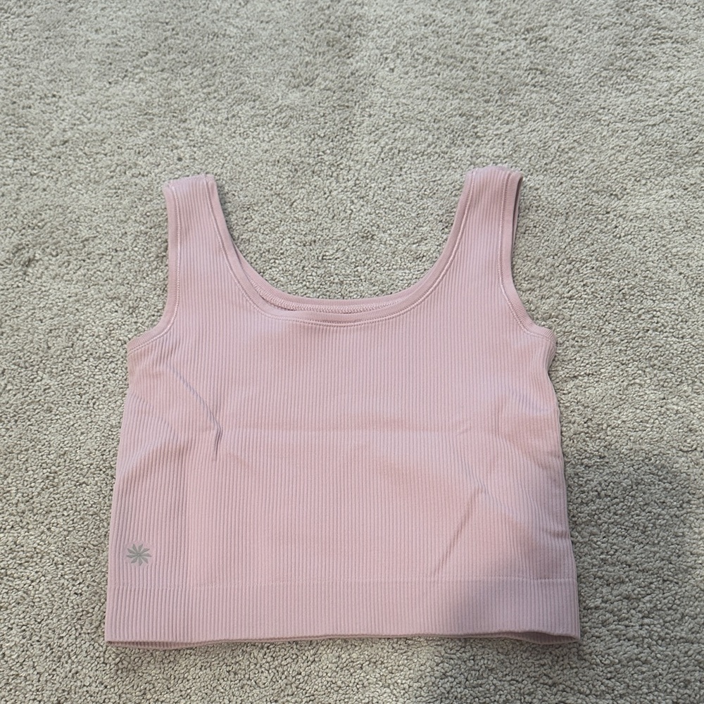 Athleta Girl Rise Above Rib Crop Tank - Picture 3 of 3